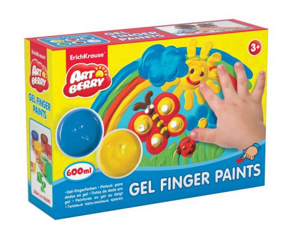 Peintures au gel pour les doigts