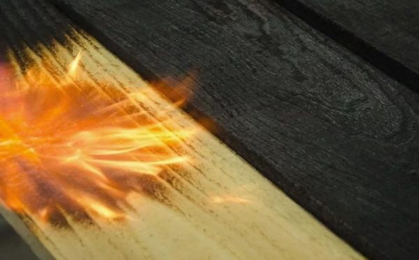 Alterações estruturais na madeira devido à queima