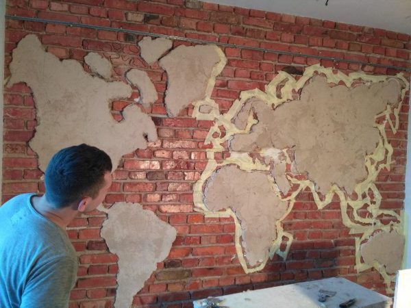 Comment plâtrer une carte du monde