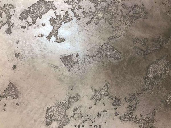 Carte du monde en plâtre nacré